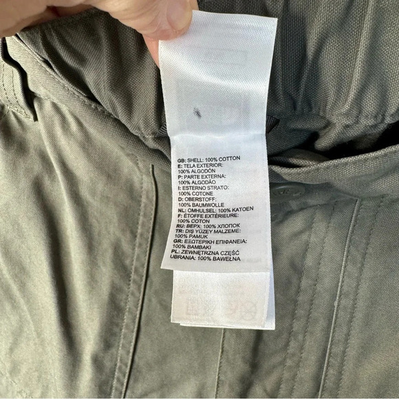 The North Face Men’s Cotton Convertible Cargo Zip-off Pants‎ Shorts Green Sz M - Picture 7 of 12